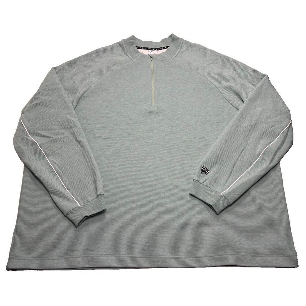 Men's Nike Therma-Fit Par 1/2 Zip Long Sleeve Golf Top Sz 4XL Steam IB0303-006